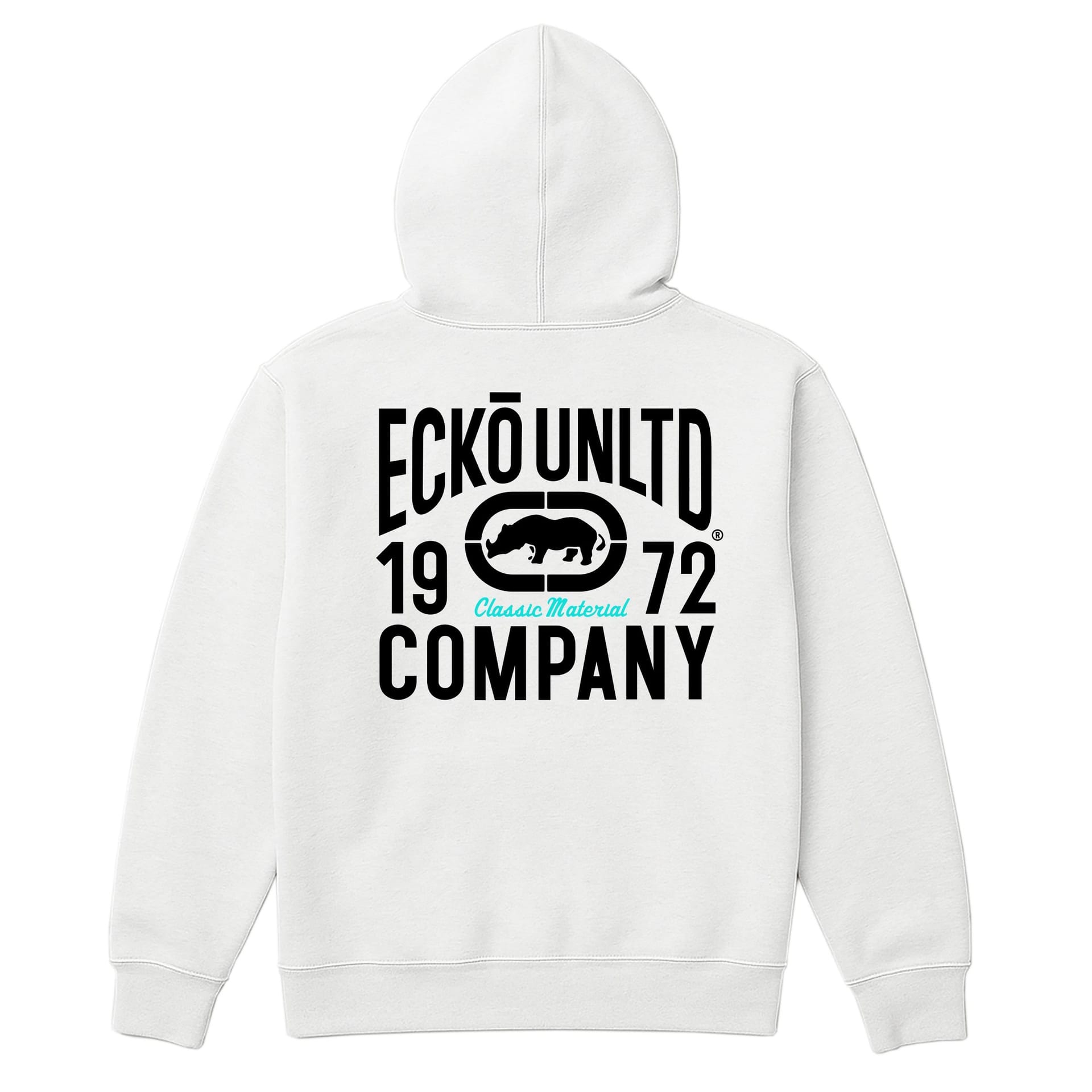 Ecko Untld. Ecko Untld. Men's Classic Material Hoodie in White - 4