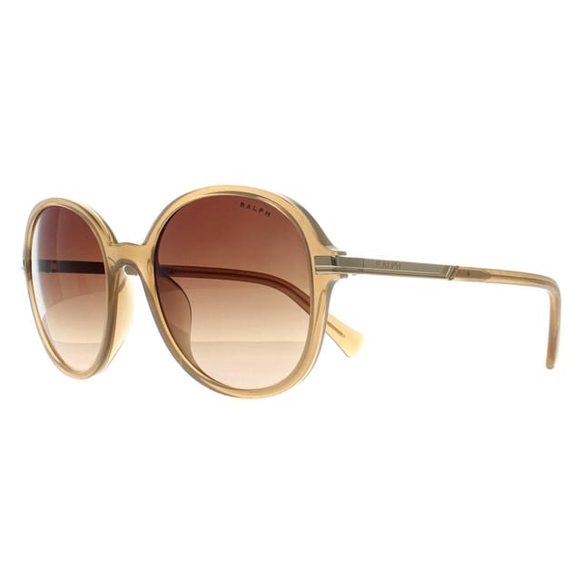 Ralph by Ralph Lauren Ralph by Ralph Lauren Women's Round Shiny Milky Light Brown Brown Gradient RA5297U - 2
