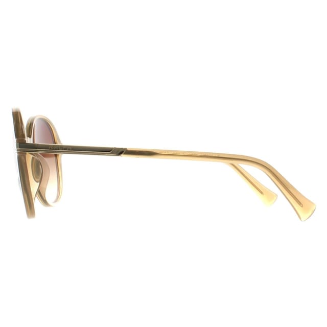 Ralph by Ralph Lauren Ralph by Ralph Lauren Women's Round Shiny Milky Light Brown Brown Gradient RA5297U - 3