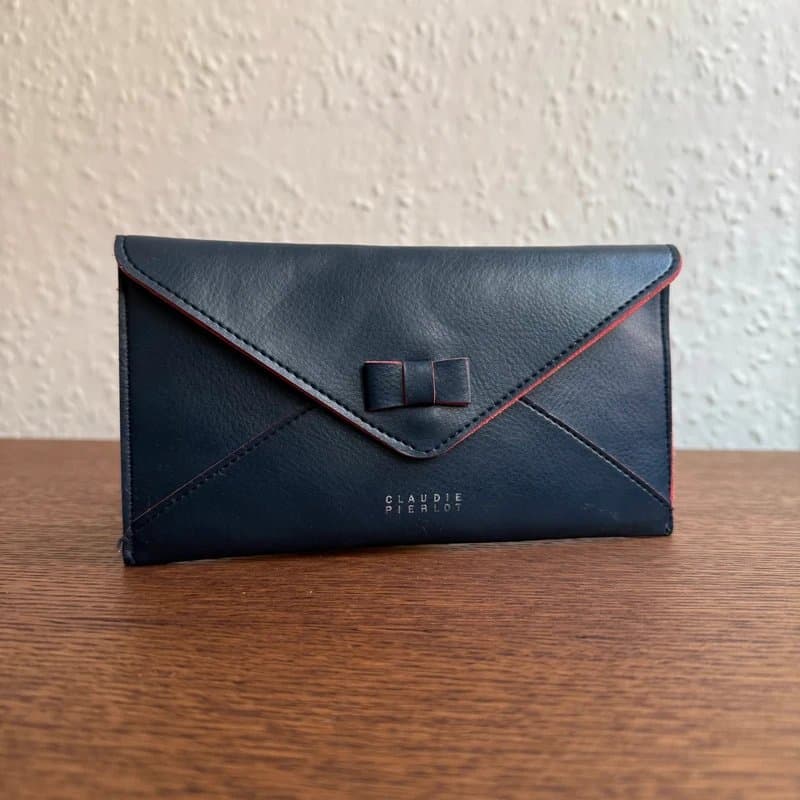 Claudie Pierlot Women’s Claudie Pierlot x My Little Box Navy Envelope Wallet Clutch Purse