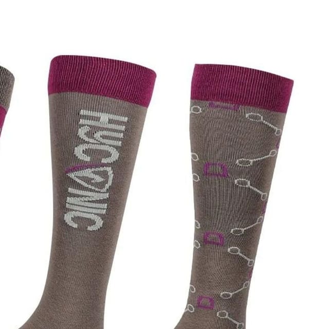 HYCONIC HYCONIC Men's Patterned Socks (Pack of 3) in Light Grey - 2