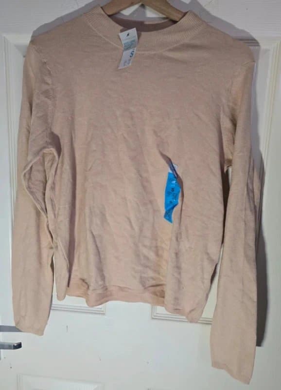 Primark Primark Fine Knit Mock Neck Jumper – Size S / UK 8–10