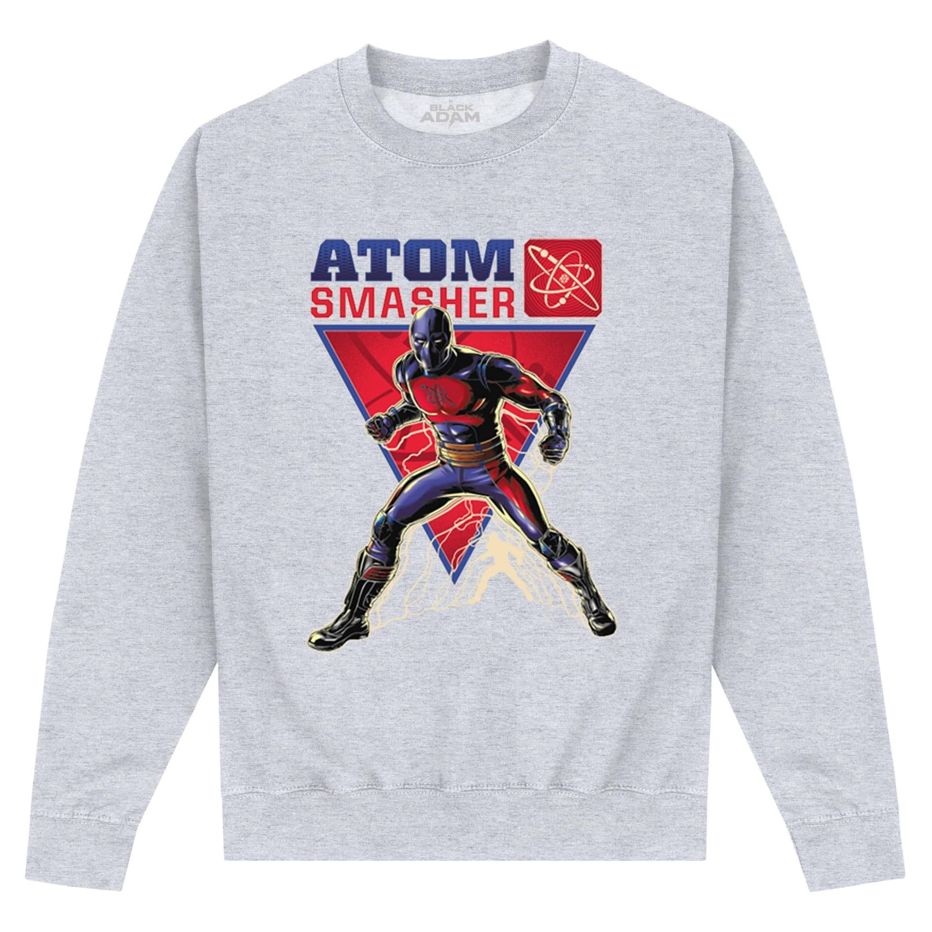 Black Adam Black Adam Men's Atom Smasher Sweatshirt in Grey