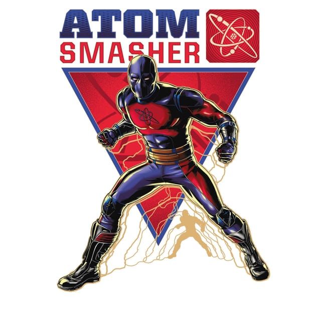 Black Adam Black Adam Men's Atom Smasher Sweatshirt in Grey - 3