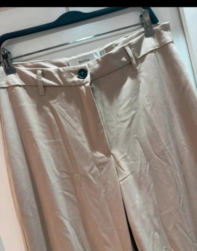 Bershka Bershka high waisted wide leg suit trousers - 1