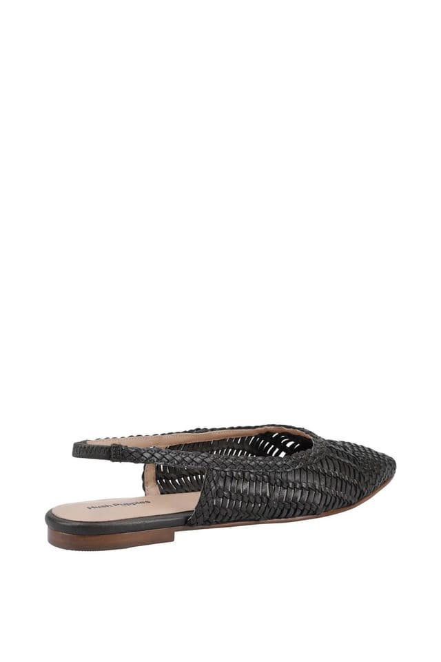 Hush Puppies Hush Puppies Women's Dalia Woven Slingback Ballerinas in Black - 2