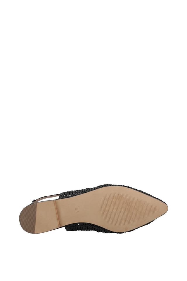 Hush Puppies Hush Puppies Women's Dalia Woven Slingback Ballerinas in Black - 3
