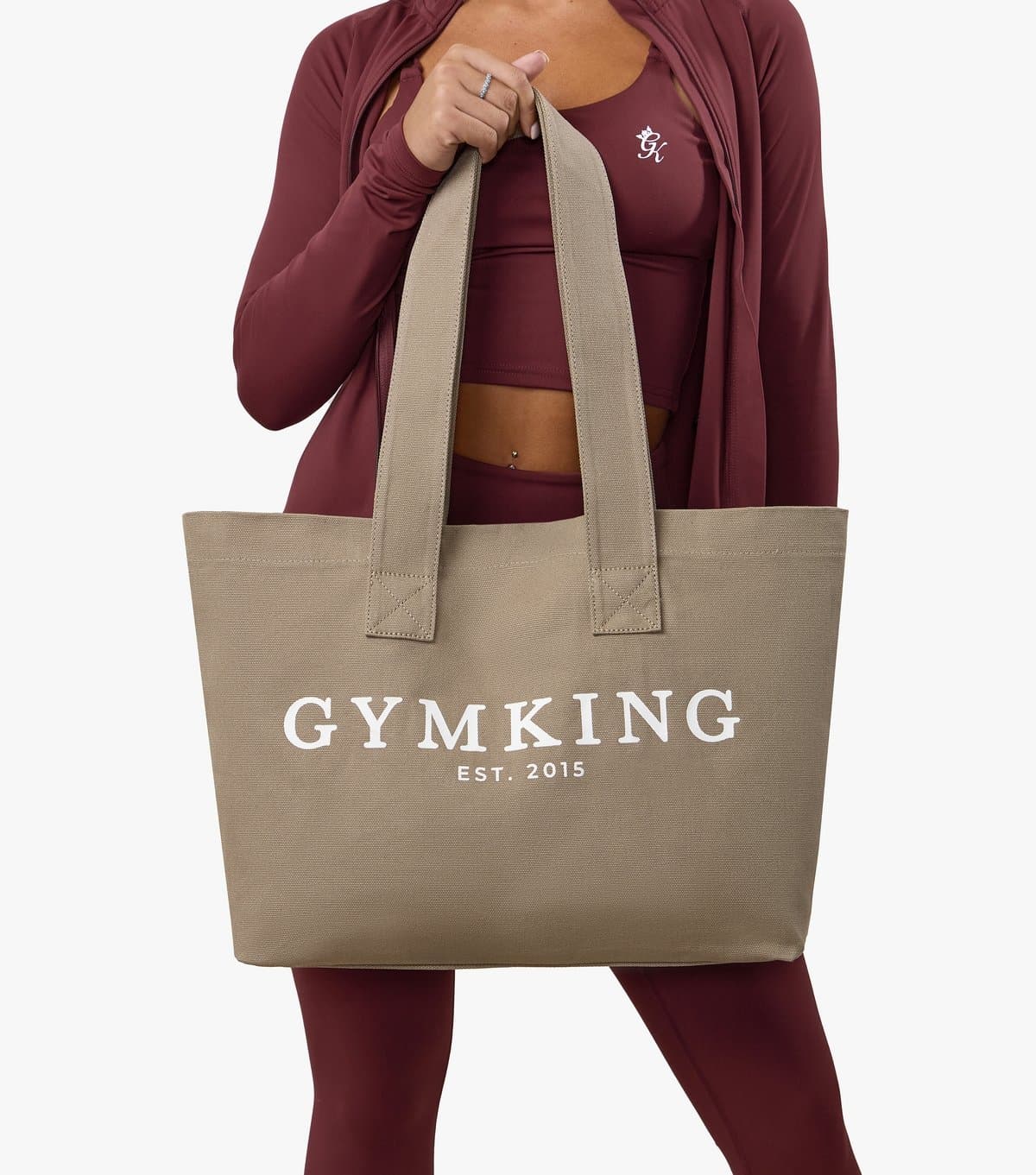 Gym King Gym King Light Brown Established Tote Bag
