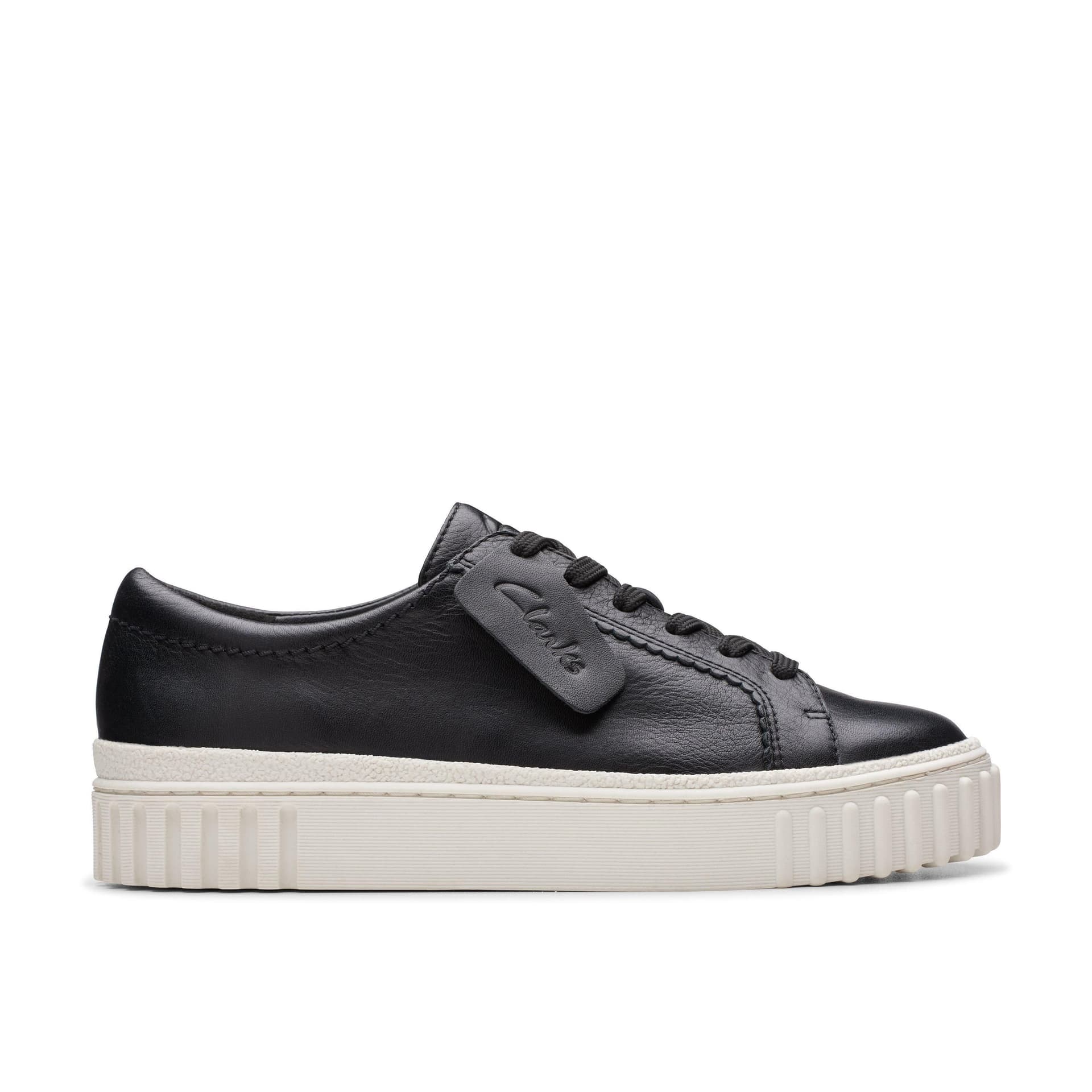 Clarks Clarks Women's Mayhill Walk Black Leather Trainers