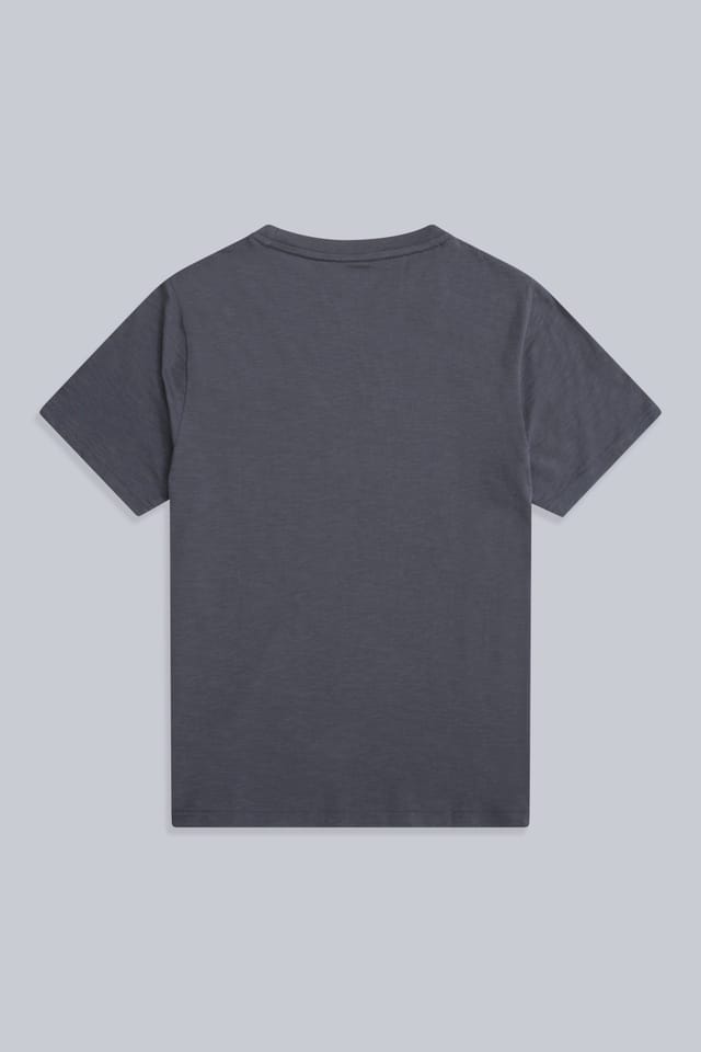 Animal Animal Men's 'Jacob' Short Sleeve Relaxed Fit Lightweight Casual Cotton T-Shirt in Dark Grey - 2