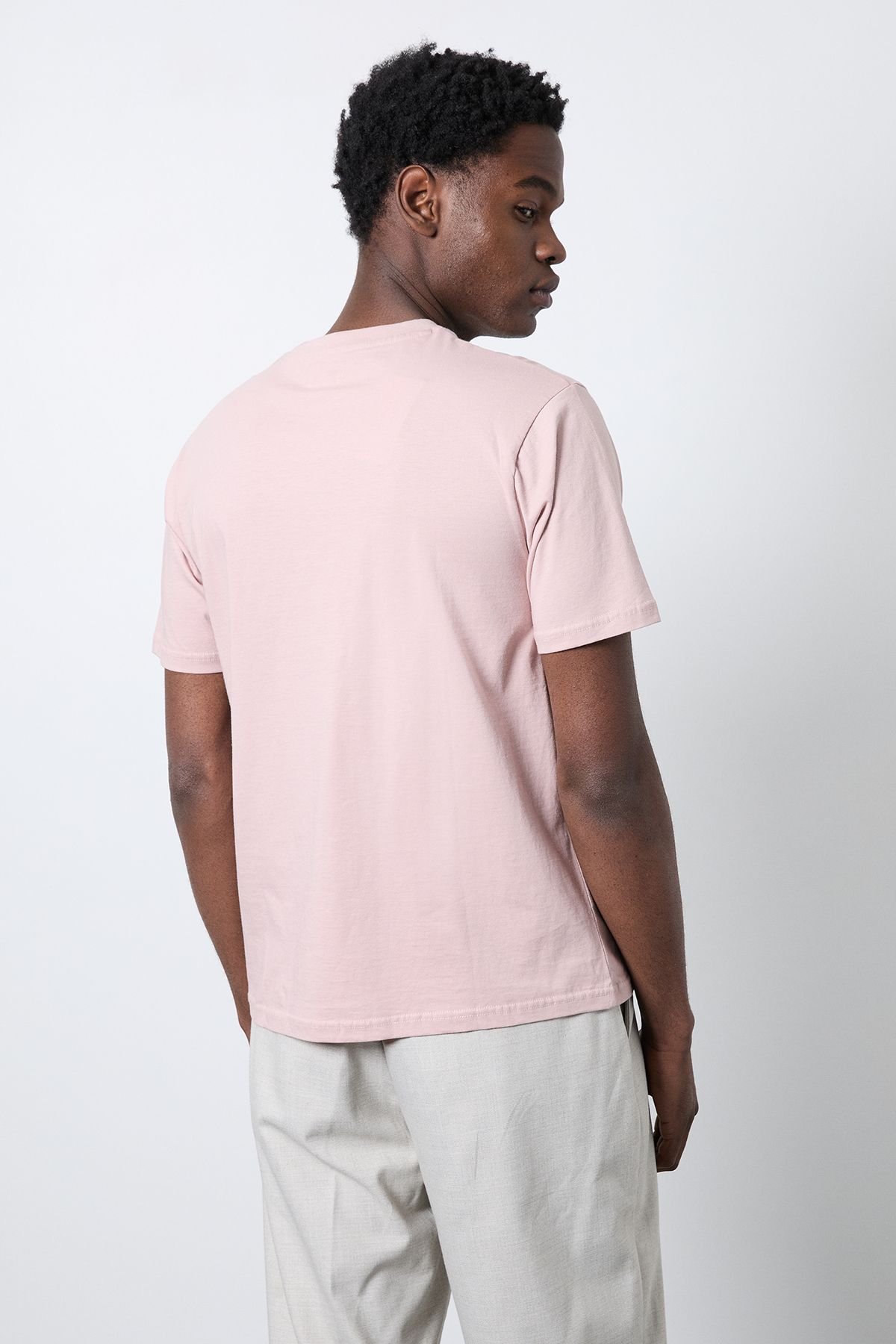 Burton Burton Men's Pink Crew Neck T-Shirt - 3