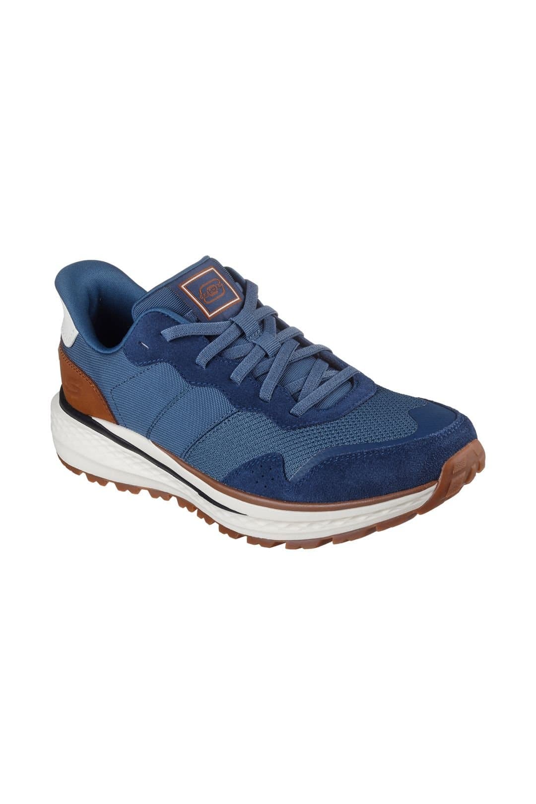 Skechers Skechers Men's SLADE ULTRA MERCER Bungee Lace Slip-Ins Sneaker Blue