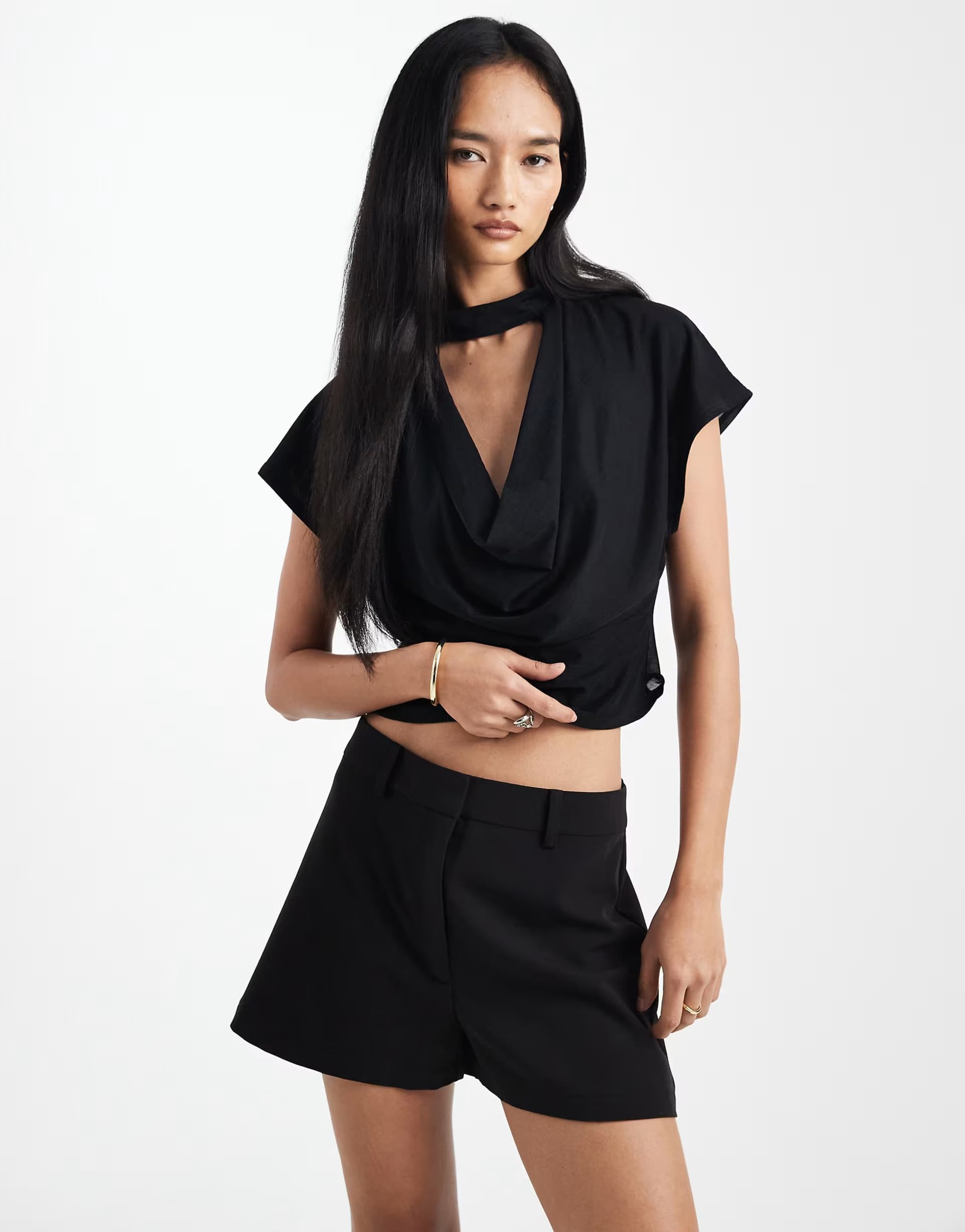 ASOS ASOS DESIGN Tailored Micro Short in Black