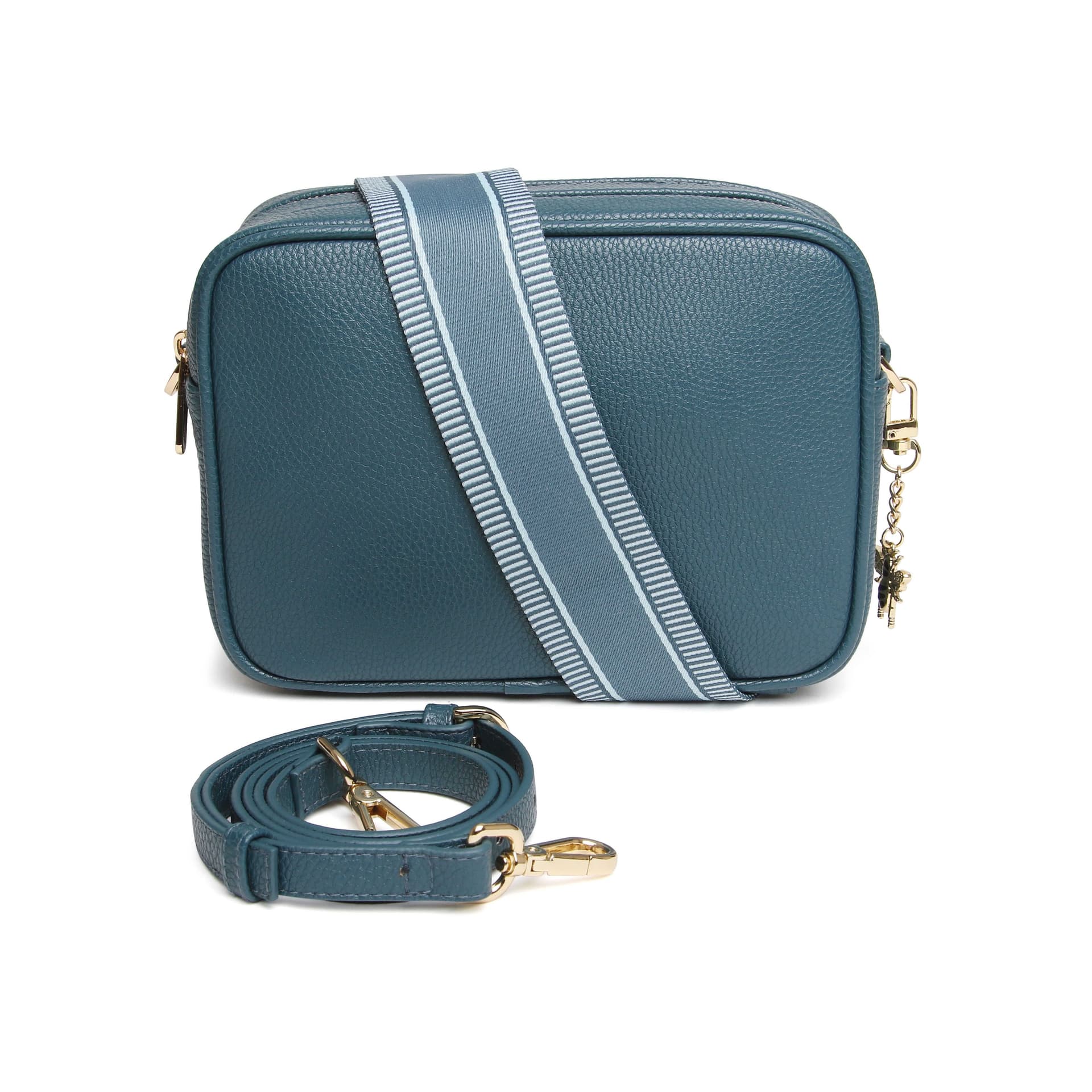 ALICE WHEELER LONDON ALICE WHEELER LONDON Teal Leather-Look Crossbody Bag