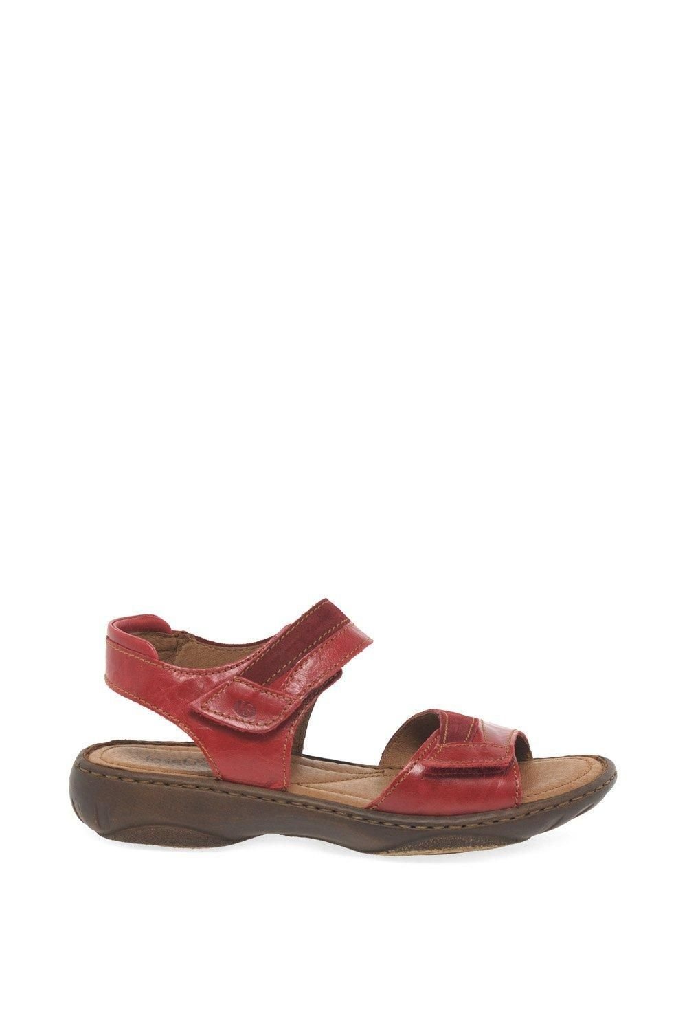 Josef Seibel Josef Seibel Women's 'Debra 19' Leather Sandals in Red - 4