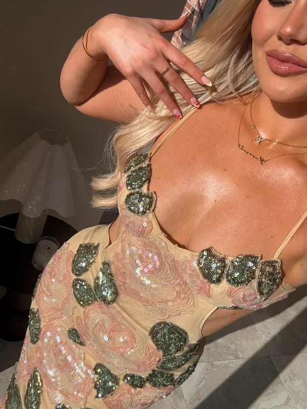 Asos luxe ASOS Luxe embellished maxi dress
