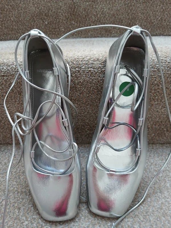 Bershka Siver Bershka evening shoes