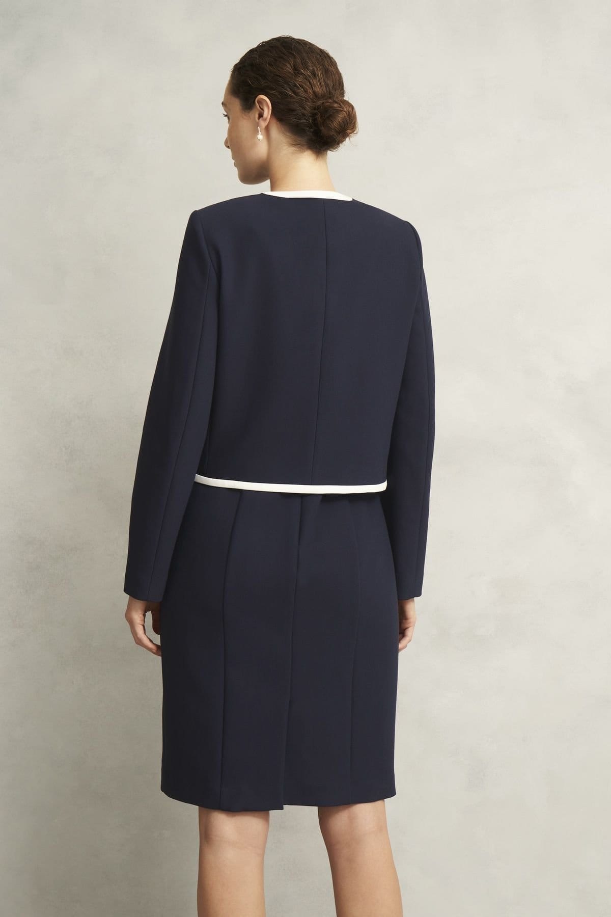 Hobbs London Hobbs London Women's Sally Jacket in Dark Navy - 4