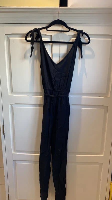 ASOS Black playsuit