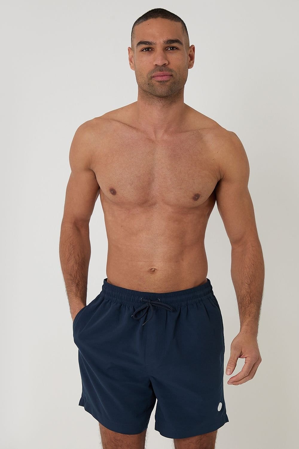 Threadbare threadbare Men's 2-Pack Quick Dry Swim Shorts in Blue - 4