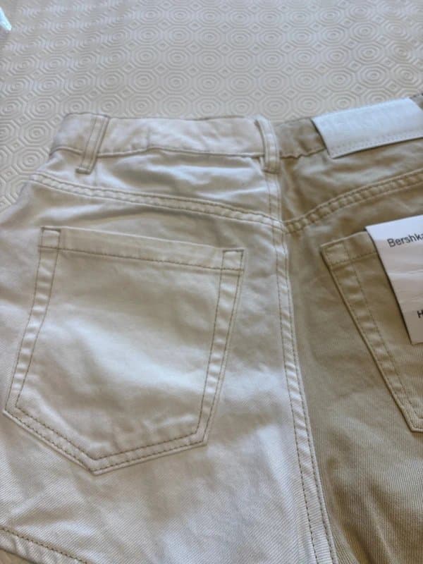 Bershka Bershka 2 tone denim shorts. High rise