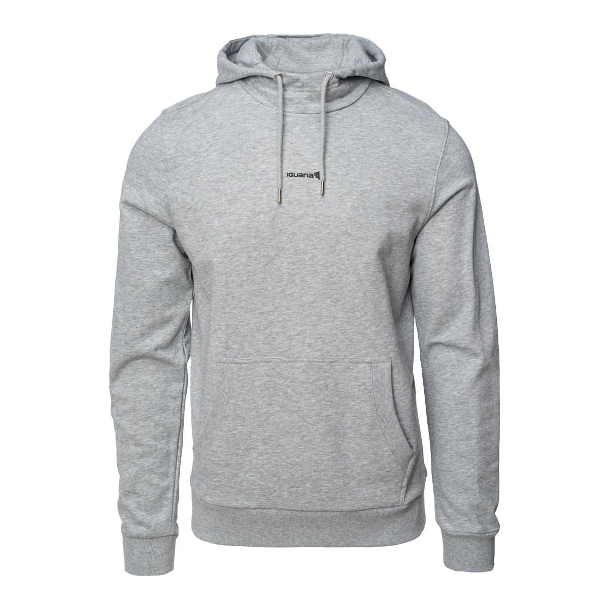 Iguana Iguana Men's Iben Logo Hoodie in Light Grey