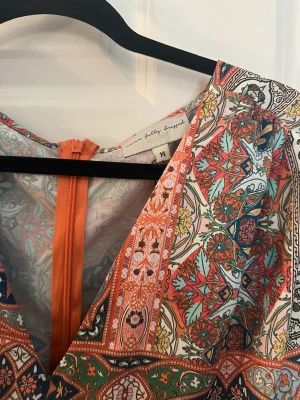 Never Fully Dressed Never fully dressed paisley mini dress