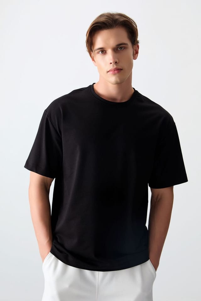 Tommy Life Tommy Life Men's Cotton Blend T-shirt in Mint - 2
