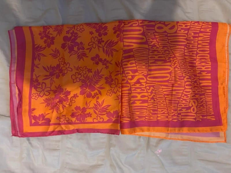 Bershka Two satin scarves