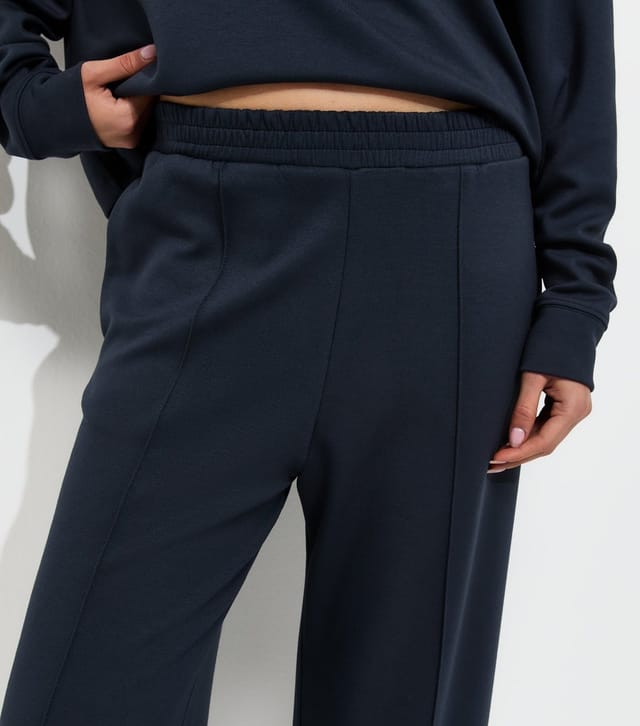 New Look Women's Premium Navy Wide Leg Joggers New Look - 2