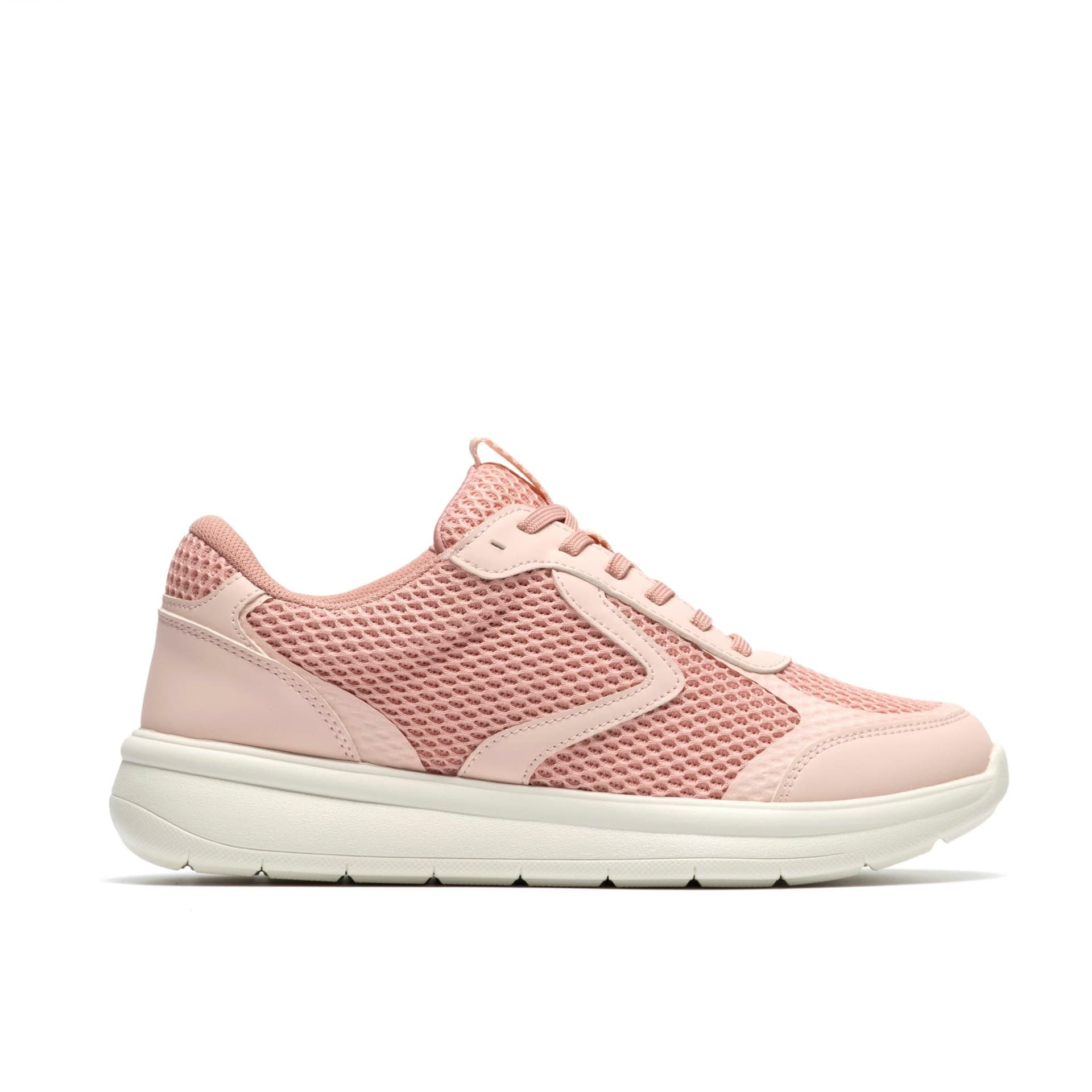 Clarks Clarks Women's Ezrinn Tie Dusty Pink Trainers