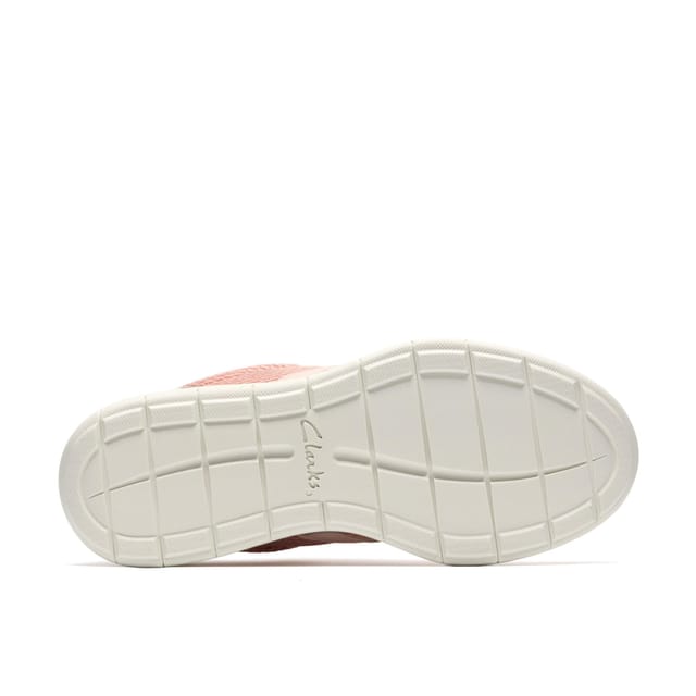 Clarks Clarks Women's Ezrinn Tie Dusty Pink Trainers - 3