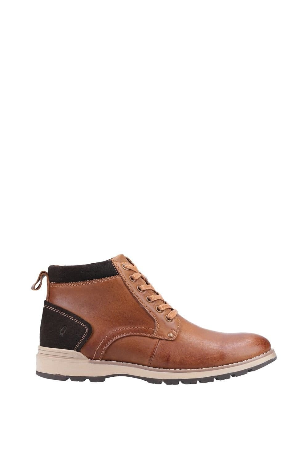 Hush Puppies Hush Puppies Men's 'Dean' Leather Lace Boots in Tan - 4