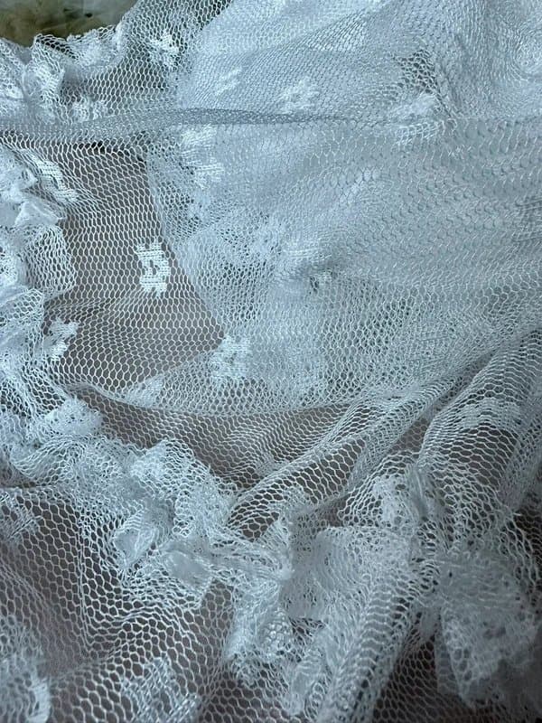 Tulle Stunning tulle net mesh chiffon lace festival skirt