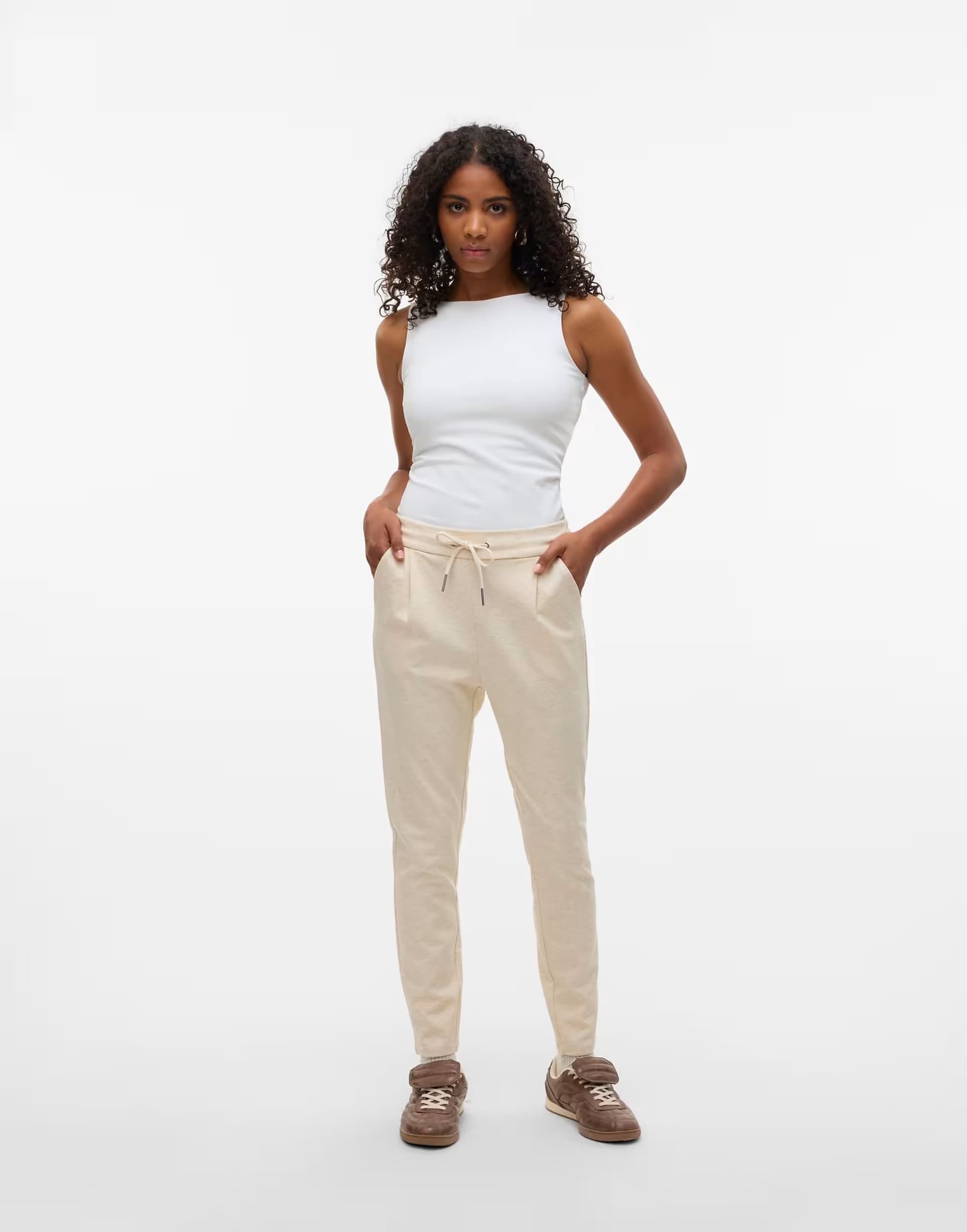 ASOS Vero Moda Trousers in pumice stone