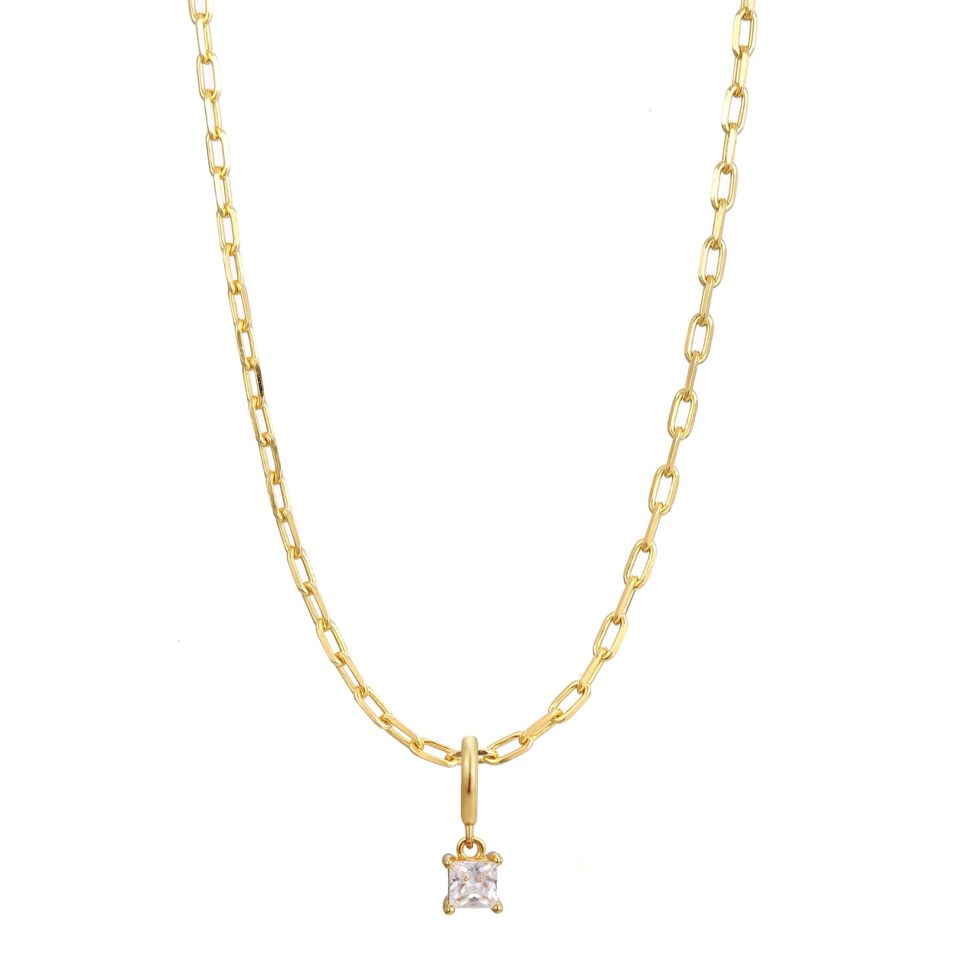 Gold Trip Gold Trip Women's April Birthstone Necklace in Gold