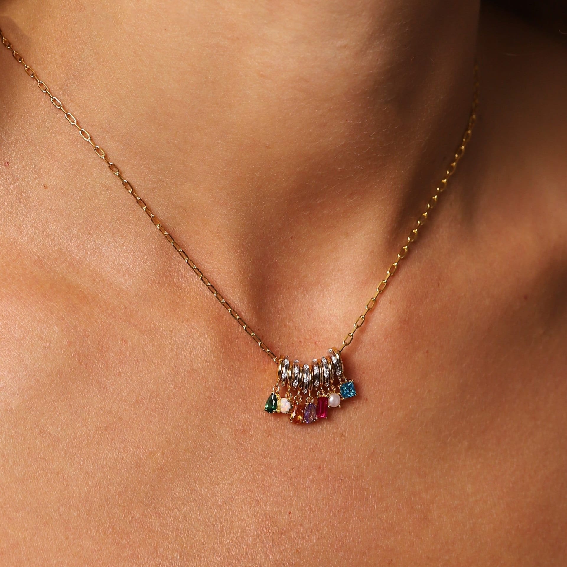 Gold Trip Gold Trip Women's April Birthstone Necklace in Gold - 4