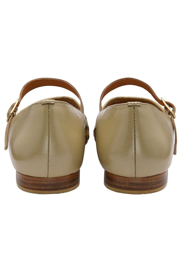 Ravel Ravel Women's Gold Leather 'Ordley' Mary-Jane Shoes - 3