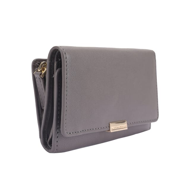 Paul Costelloe Paul Costelloe Women's Torri Leather Purse in Grey - 2