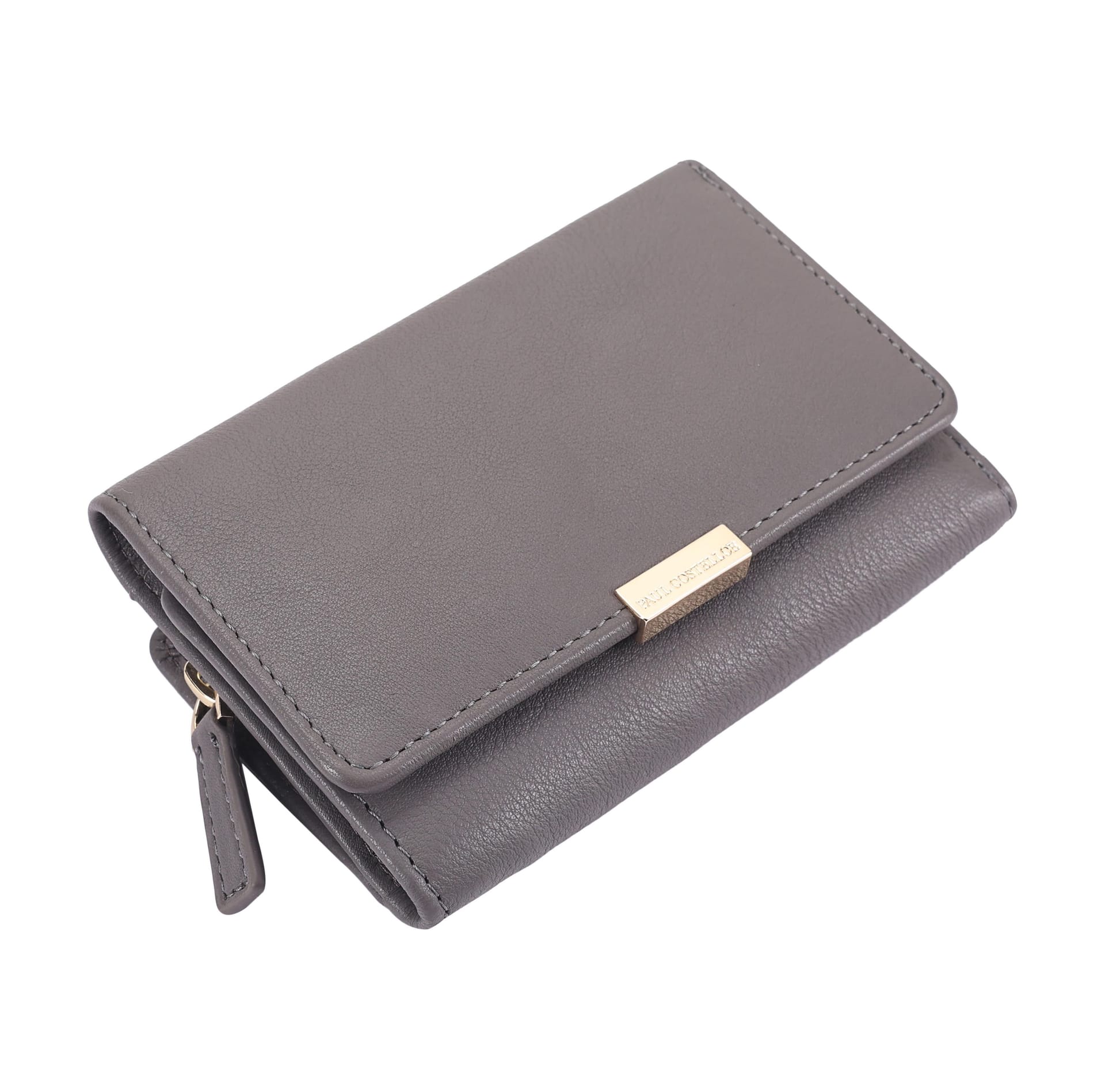 Paul Costelloe Paul Costelloe Women's Torri Leather Purse in Grey - 4