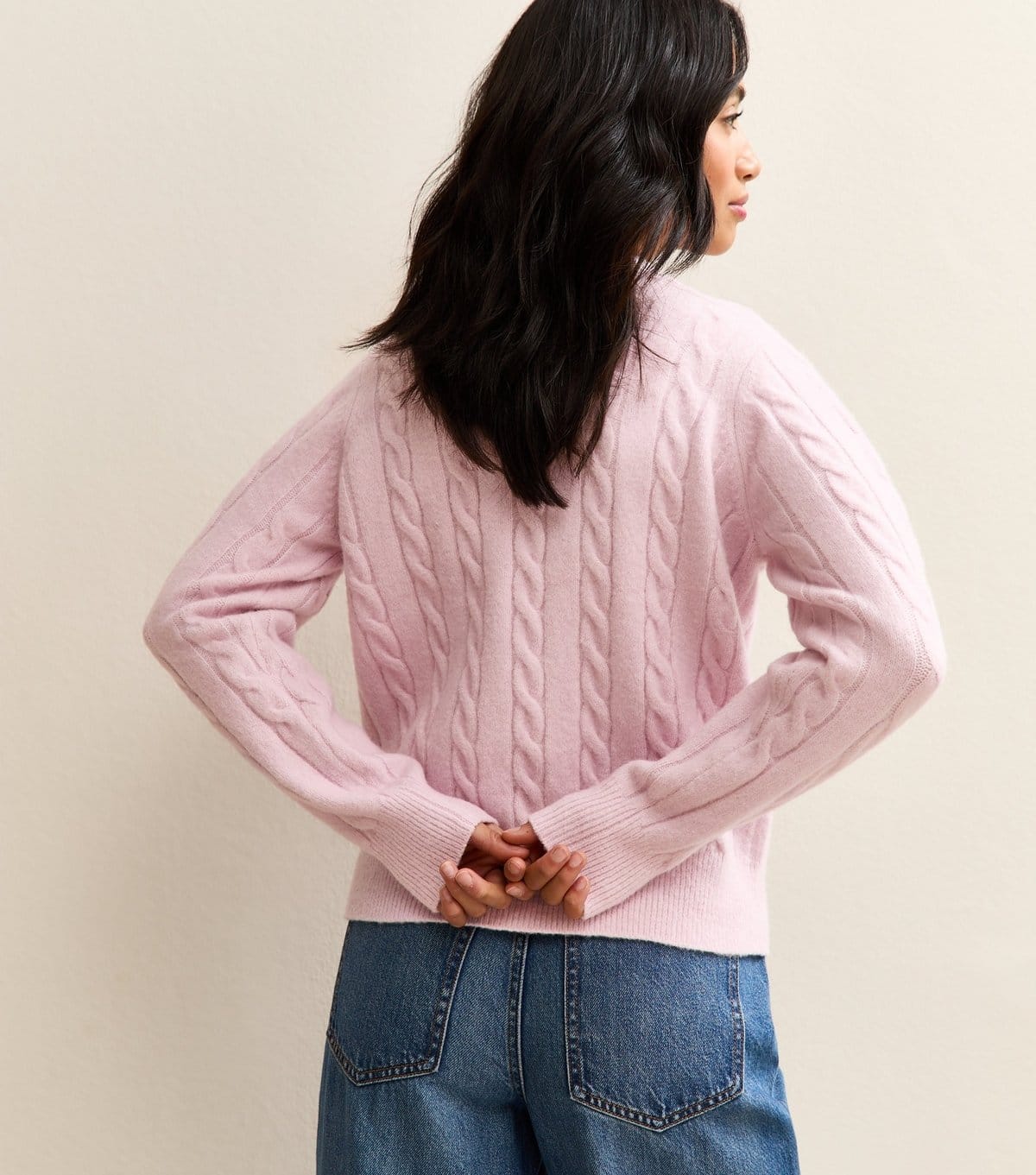 New Look Women's Petite Lilac Cable Knit Jumper New Look - 4