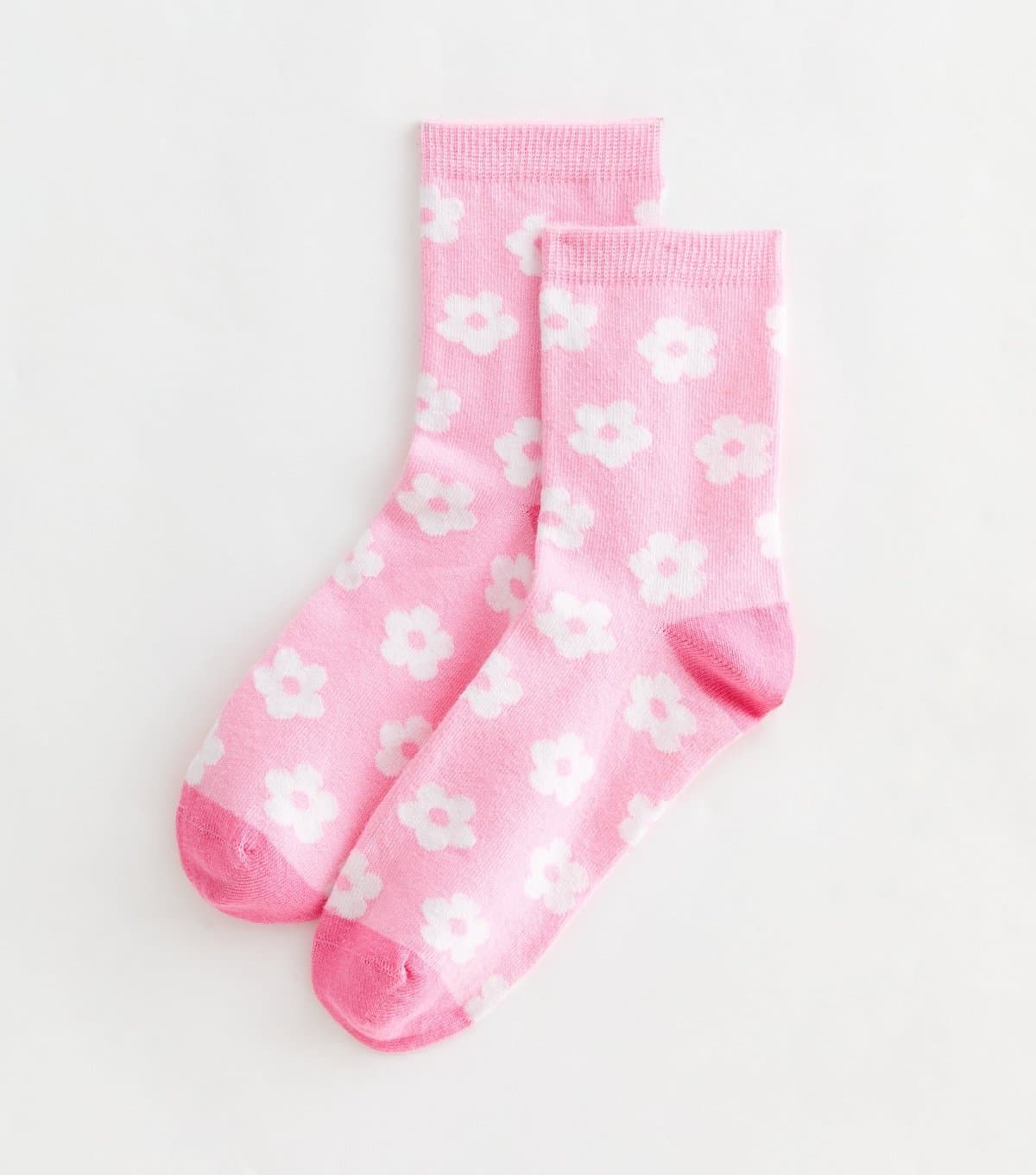 New Look New Look Pink Daisy Patterned Ankle Socks