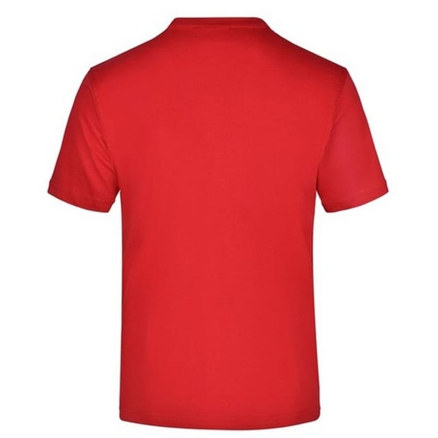 James and Nicholson James and Nicholson Men's Medium Round Neck T-Shirt in Dark Red - 2