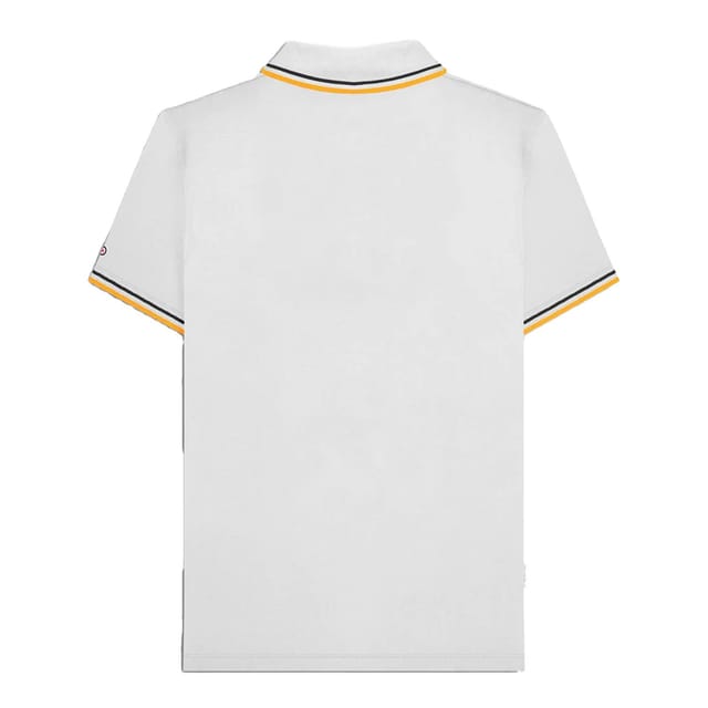 Lambretta Lambretta Men's SS25 Twin Tip Polo Shirt in White - 2