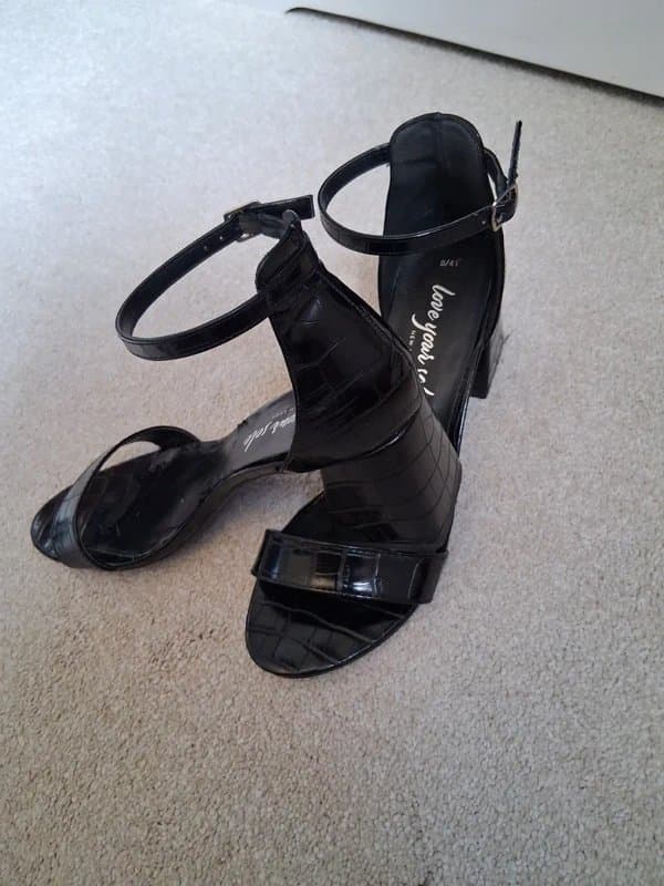 New Look New Look black sandals.  Size 8