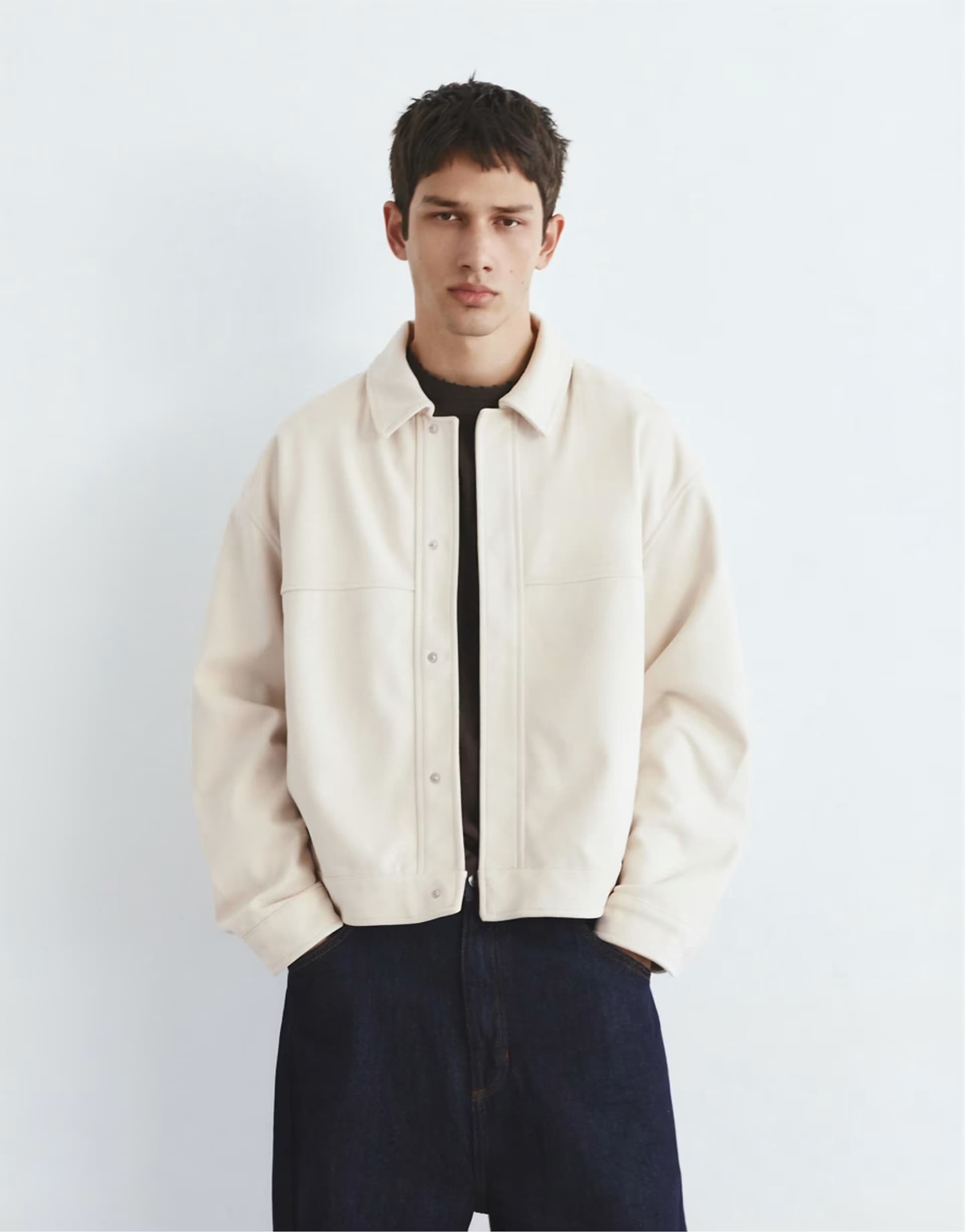 ASOS ASOS Off-White Textured Jacket