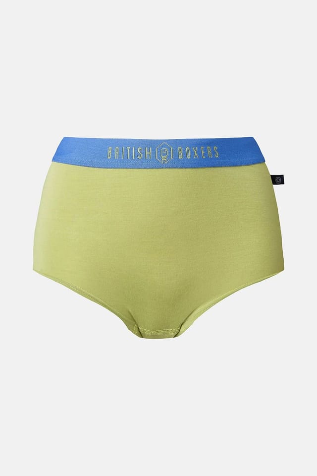 British Boxers British Boxers Women's Pack of Four "Fresh Pastels" Bamboo Hipster Boxer Briefs - 2