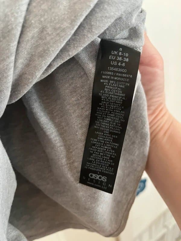 ASOS Design Grey ASOS top