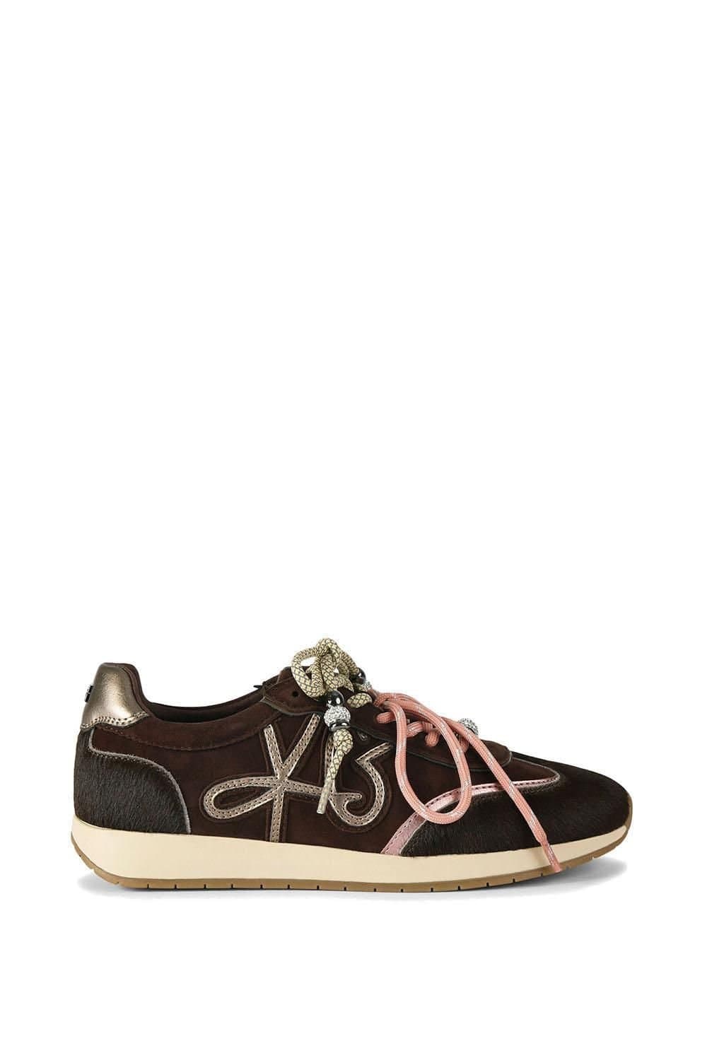 KG Kurt Geiger KG Kurt Geiger Women's 'Lala' Suede Trainers in Brown