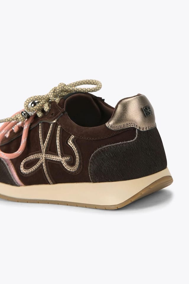 KG Kurt Geiger KG Kurt Geiger Women's 'Lala' Suede Trainers in Brown - 3